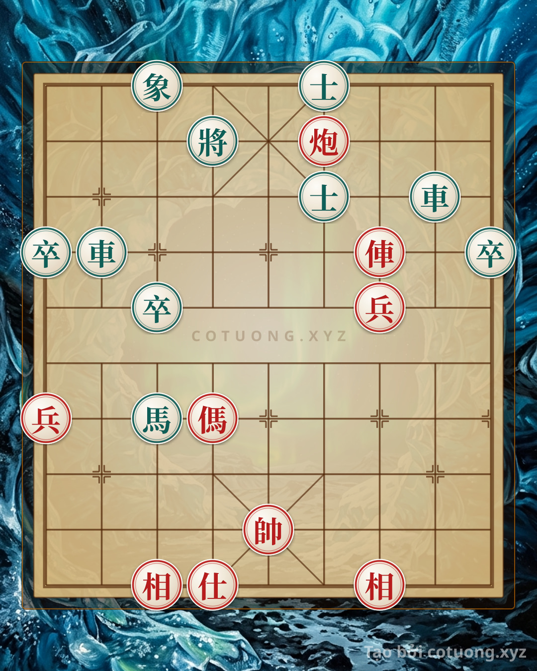 Challenge: Art of Defensive Counterattack: Neutralizing Black's Killer Moves in a Level 1/10 Xiangqi Position - Can you solve it?