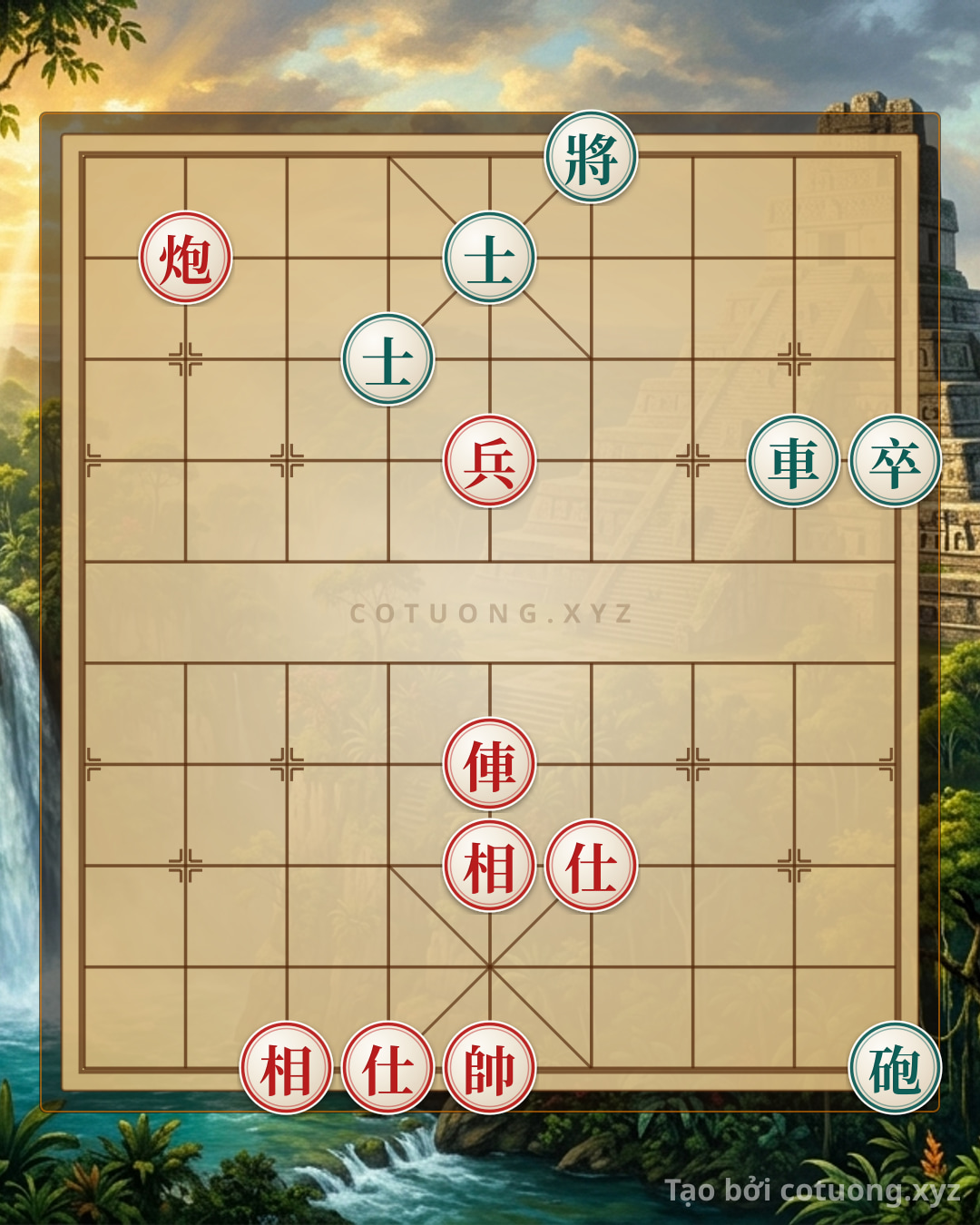 Challenge: Red General: Checkmate Strategy in 5 Moves - The 'Empty Cannon' Trick to Capture the Black Chariot - Can you solve it?