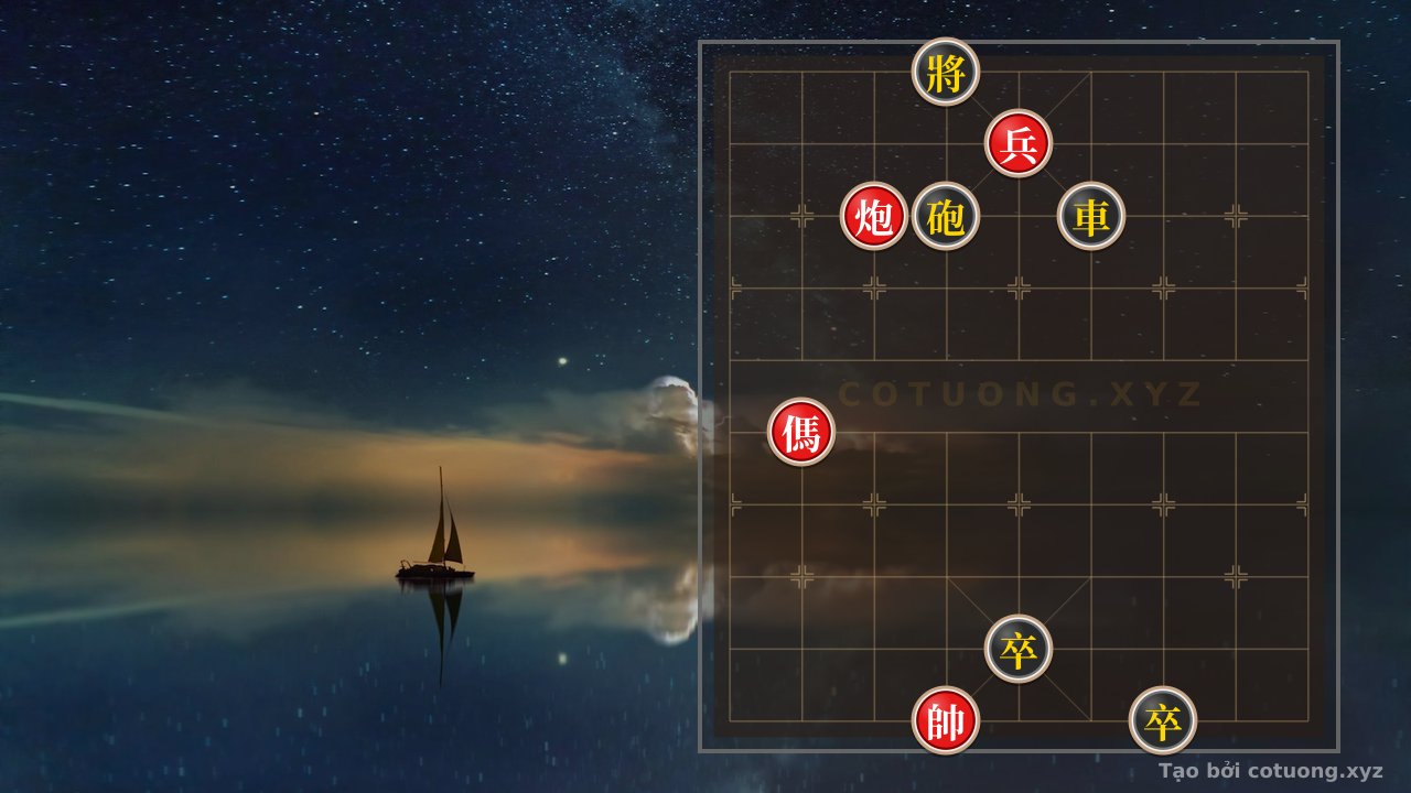 Thế cờ: Defensive Counterattack Strategy: Neutralizing Black's Critical Threat in a Level 1/10 Xiangqi Position — Cờ Tướng Online