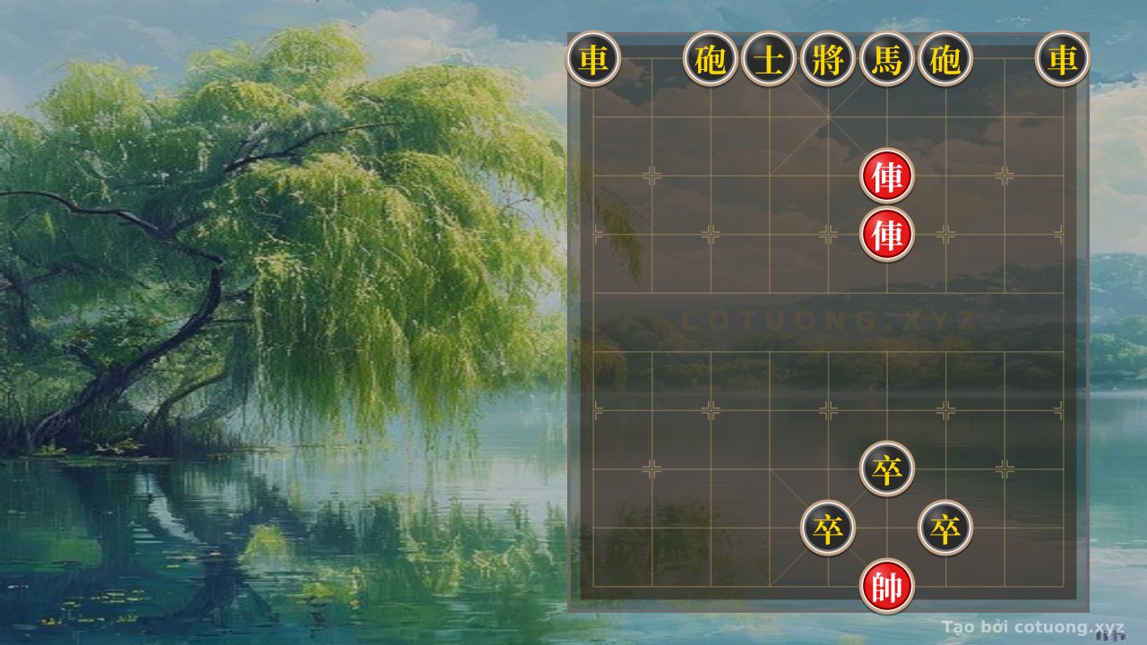 Thế cờ: Red Chariot Charges Straight at the 'Rice Bowl' of the Black Chariot - The Soul of Xiangqi — Cờ Tướng Online