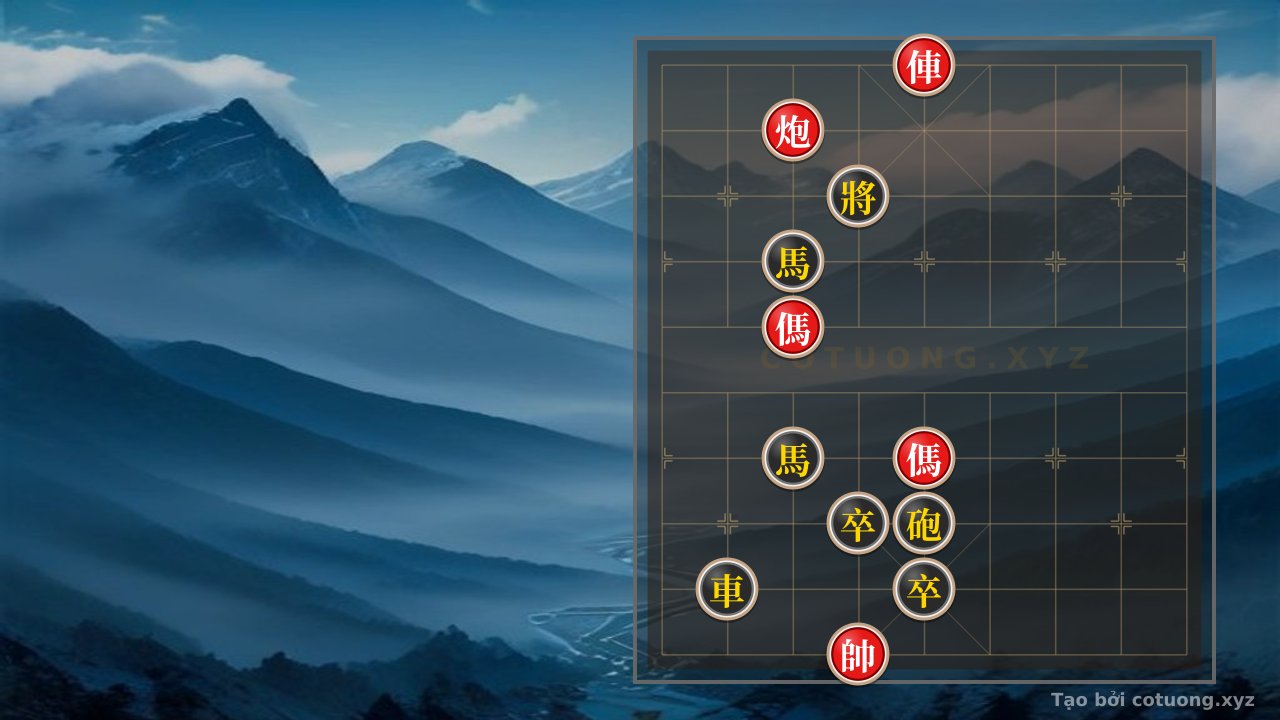 Thế cờ: Xiangqi: Red Chariot Exposed on the 5th Rank - Advanced Defensive Tactics for the Black Side — Cờ Tướng Online