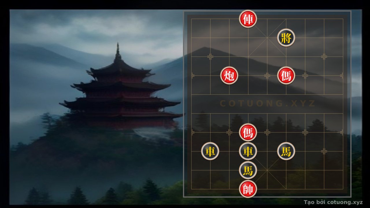 Thế cờ: The Secret of Xiangqi: The Lonely Red Chariot and the Miraculous Counterattack Strategy — Cờ Tướng Online