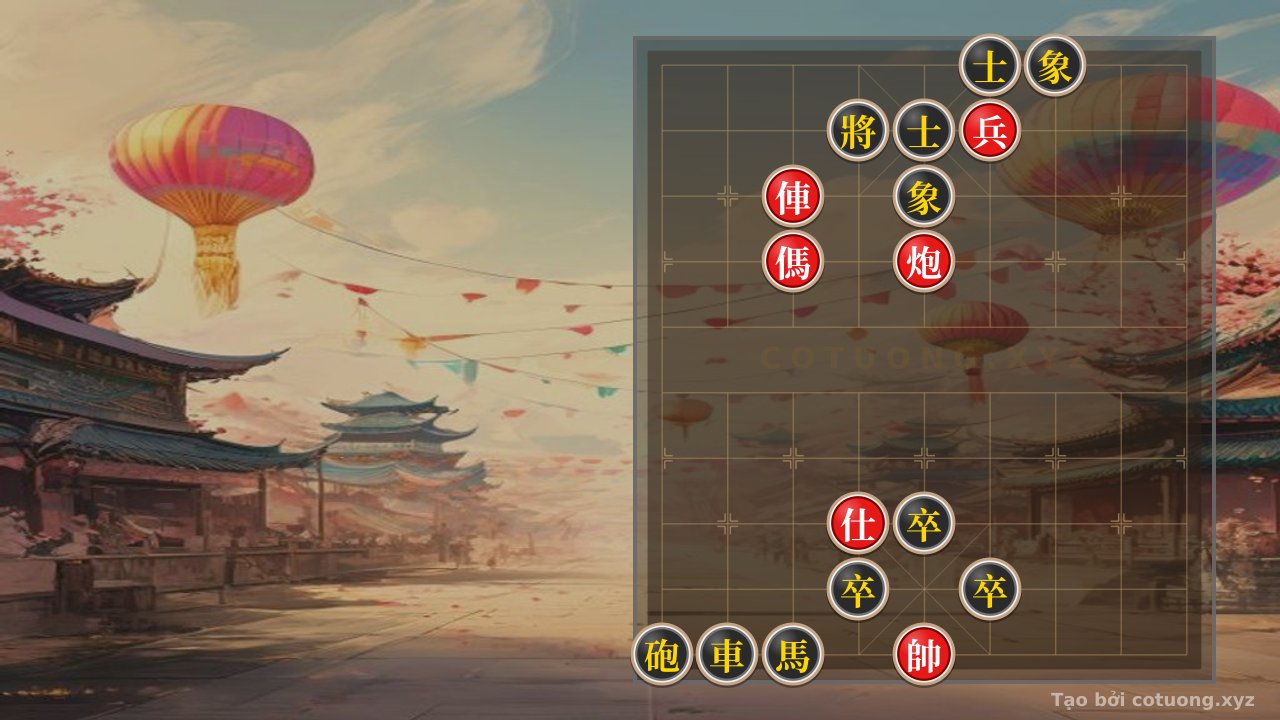 Thế cờ: Red Rook Strategy: Breaking the Black King's Defense with Rook 7 — Cờ Tướng Online