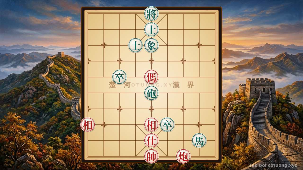 Thế cờ: Xiangqi: The 5-Move Checkmate Against Black - Killer Tactics — Cờ Tướng Online