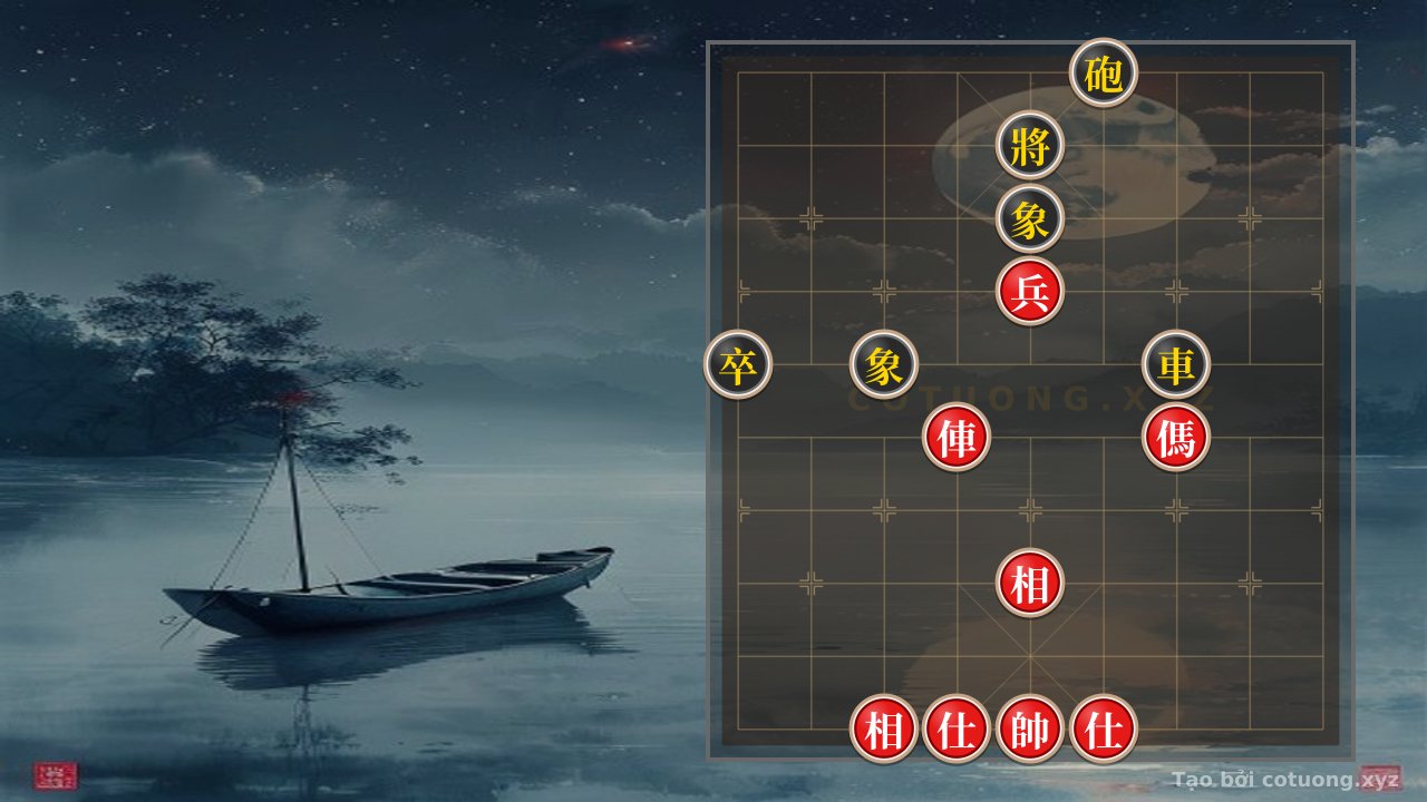 Thế cờ: Classic Checkmate: Red Chariot's Piercing Strike - The Shortest Path to Victory in 3 Moves — Cờ Tướng Online