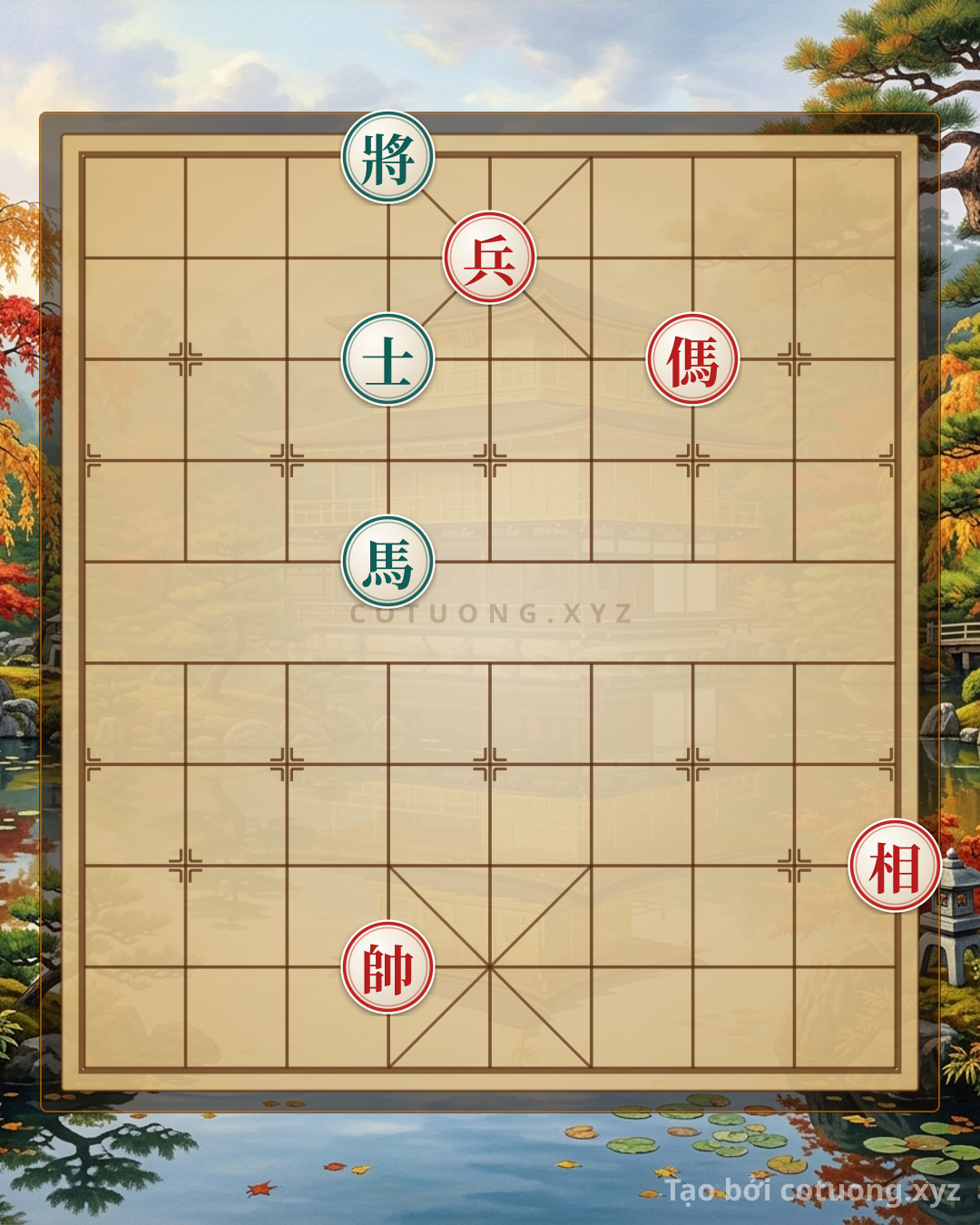 Challenge: Xiangqi 1C2B: Advanced Defense Tactics for the Red Side - Can you solve it?