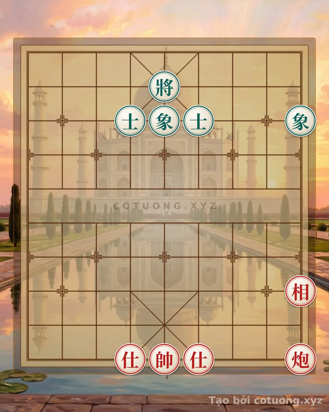 Thế cờ: Master's Hidden Counterattack: The Red Advisor Steps into the Unassailable Position - The Red's Invisible Net Spreads Across All 9 Files — Cờ Tướng Online