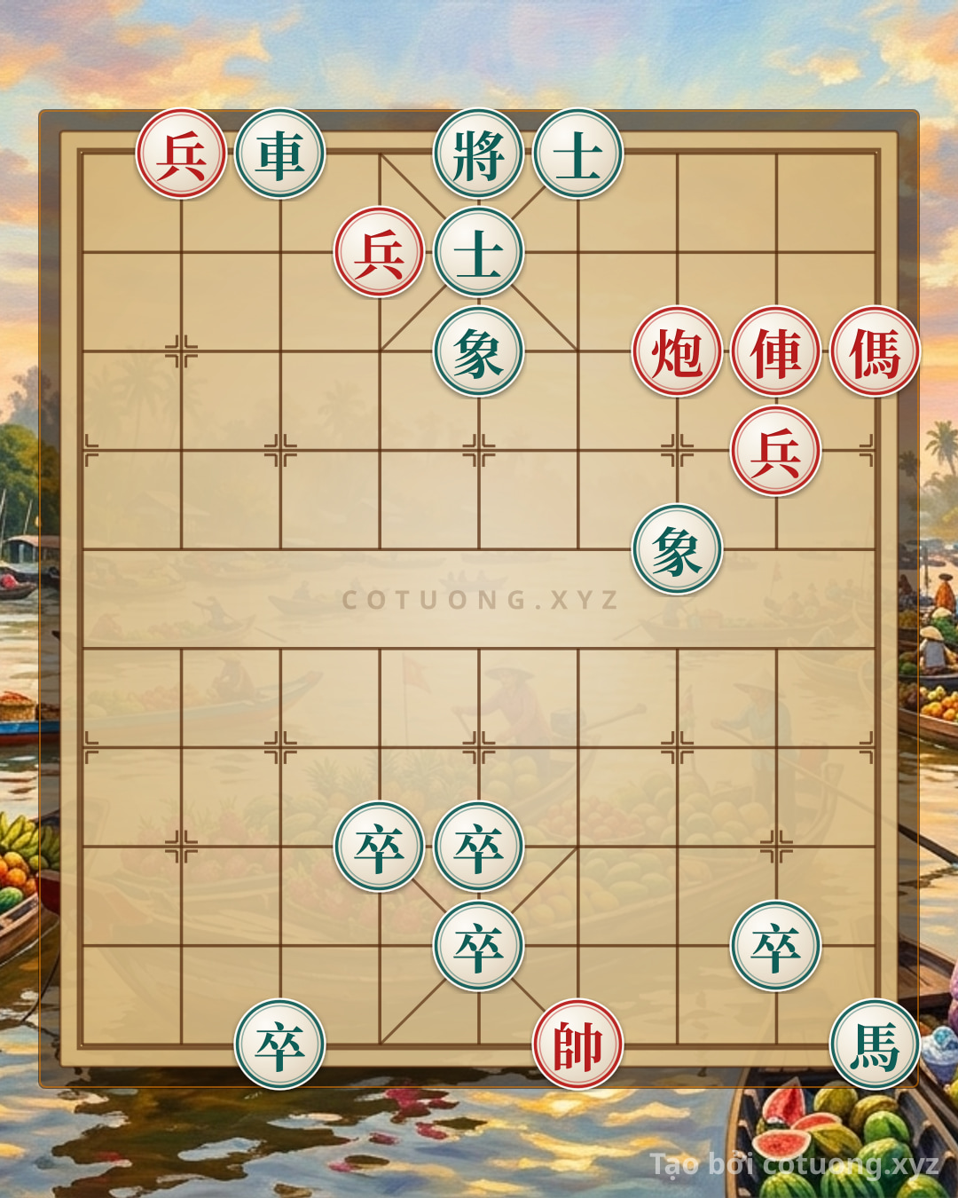 Challenge: Super Difficult Xiangqi: Red's Strategic Breakthrough in the 'Empty Cannon' Formation Against Black's King - Can you solve it?
