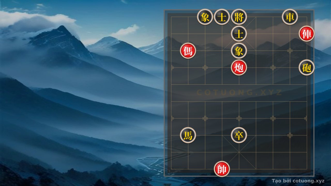 Thế cờ: The Moonlit Chessboard: A Silent Opening, Reflecting Human Life — Cờ Tướng Online