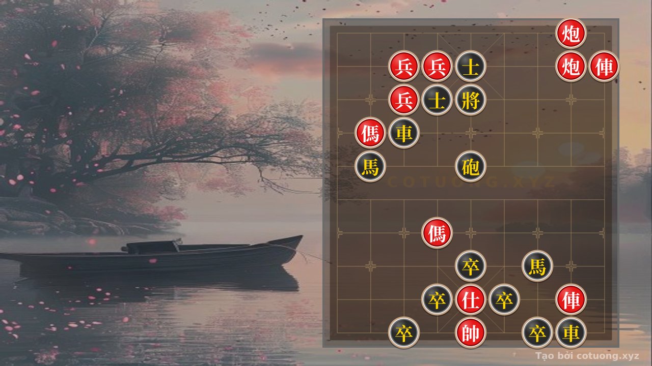 Thế cờ: Red Cannon Exposed on Row 10: Tactical Insights from the Battle of Xichibi — Cờ Tướng Online