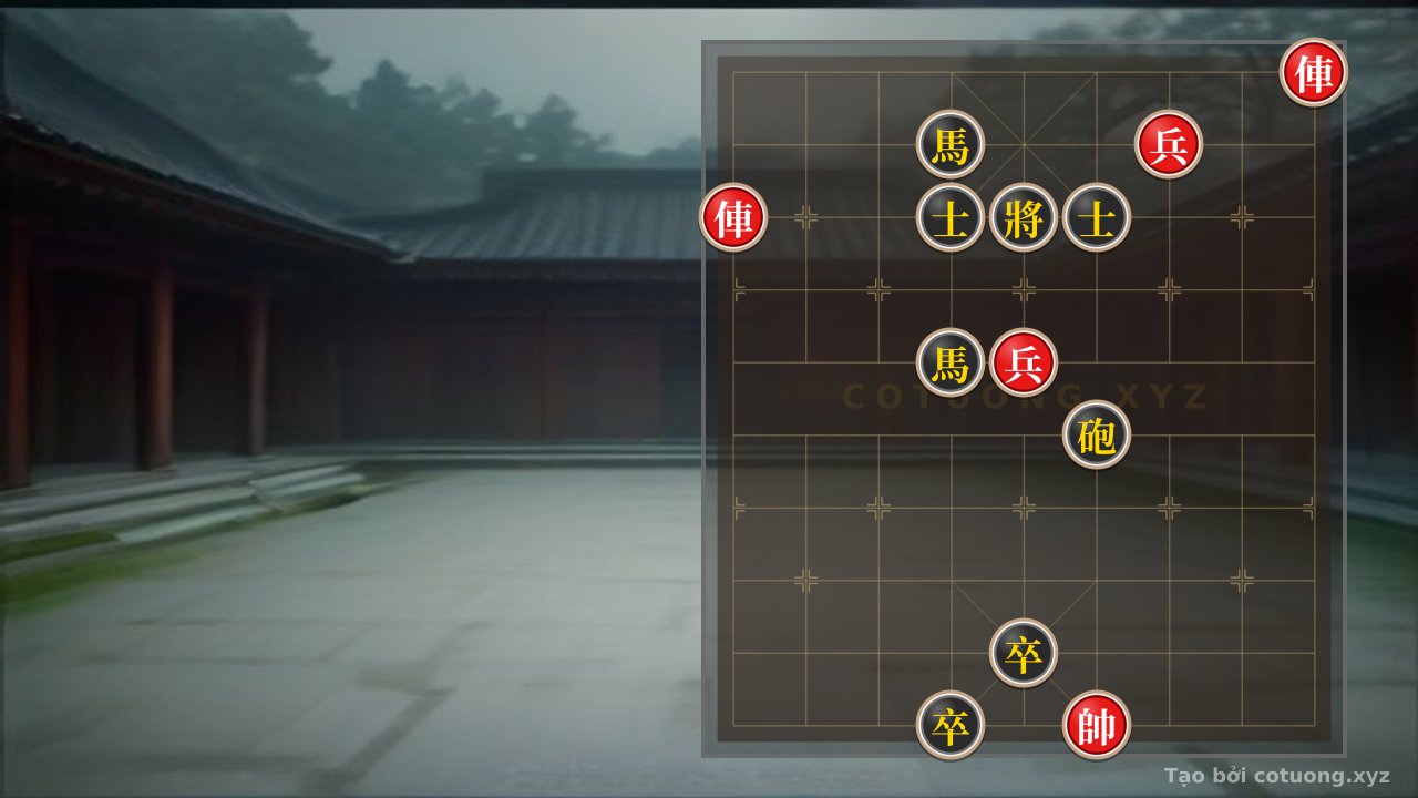 Thế cờ: Red Chariot on File 10 - 3 Moves to Defeat the 'Horse's Horse' Formation! The Secret Strategy to Break Black's Defense with a Crushing Attack — Cờ Tướng Online