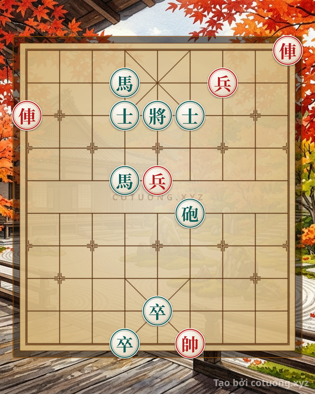 Challenge: Red Chariot on File 10 - 3 Moves to Defeat the 'Horse's Horse' Formation! The Secret Strategy to Break Black's Defense with a Crushing Attack - Can you solve it?
