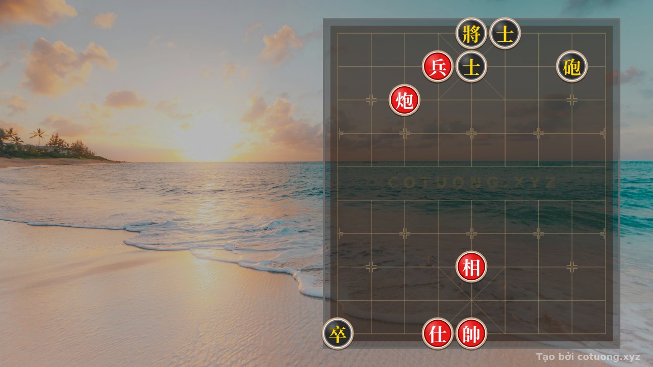 Thế cờ: Xiangqi Tactics: Intriguing Strategy with the Black Bishop on File 6, Rank 10 — Cờ Tướng Online
