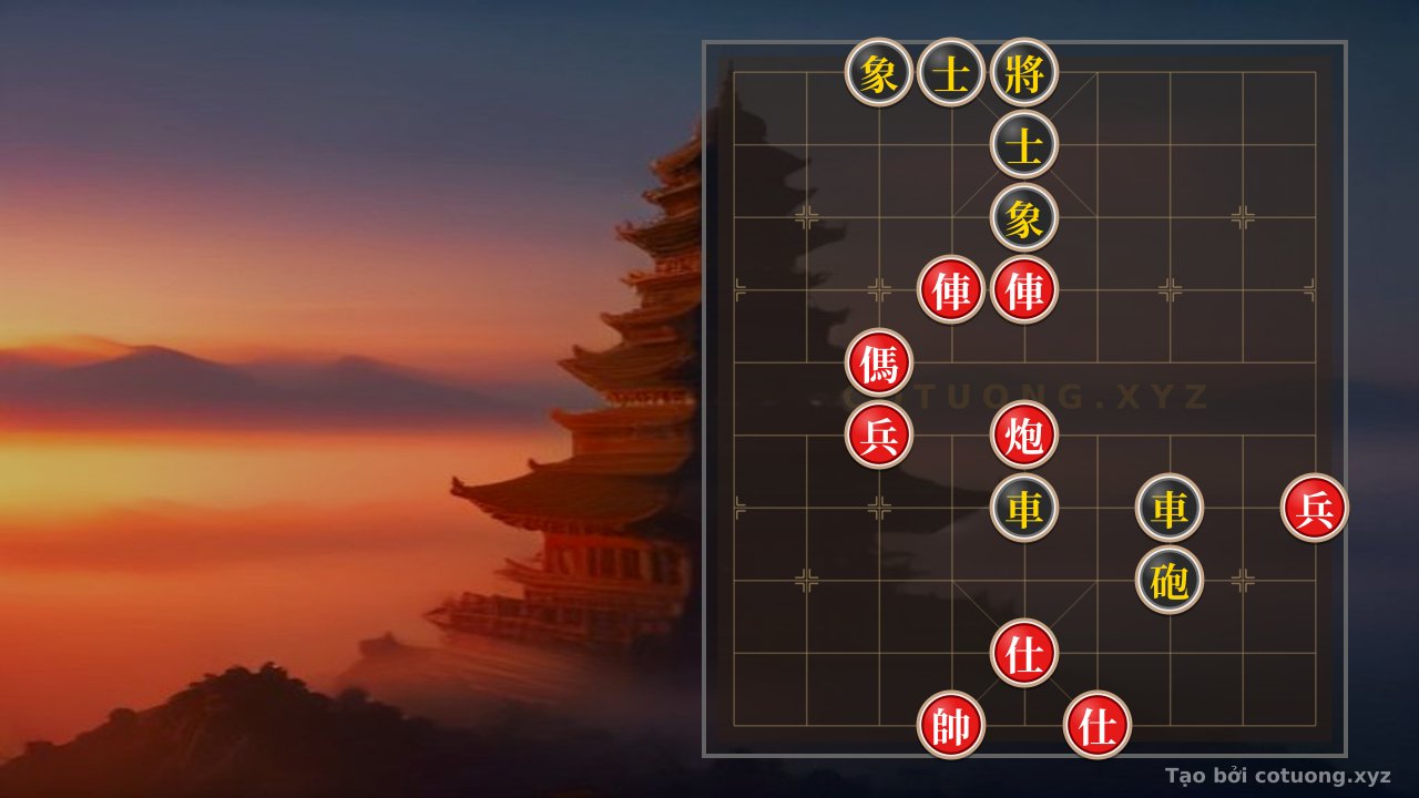 Thế cờ: Xiangqi Formation: 'Red Cliff Art of War' - Glamorous Arena — Cờ Tướng Online