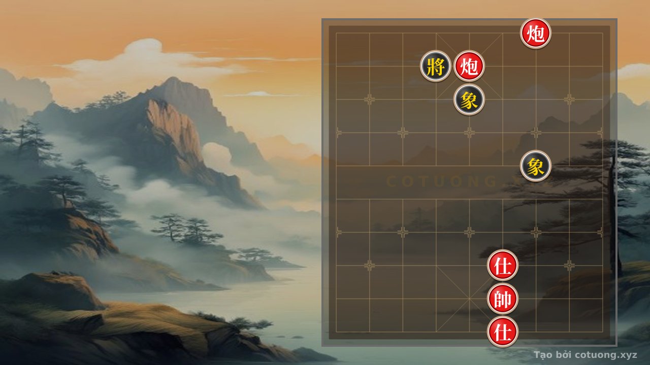Thế cờ: Seizing Victory with the Red Cannon: The Red General's Strategy in Xiangqi — Cờ Tướng Online