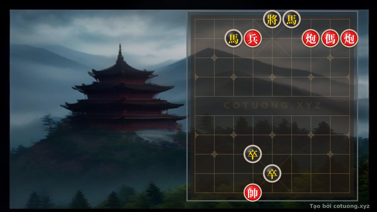 Thế cờ: Xiangqi Online: Analyzing Red-Black Position (6/10) | Winning with Rooks & Cannons — Cờ Tướng Online