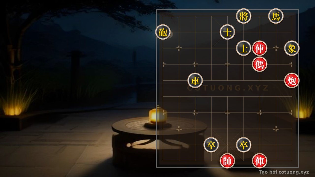 Thế cờ: 'Night Watch Cannon' – When the Red Chariot Pierces the Silent Board: 'The Counterattack Strategy from Rank 1 to Rank 10' — Cờ Tướng Online