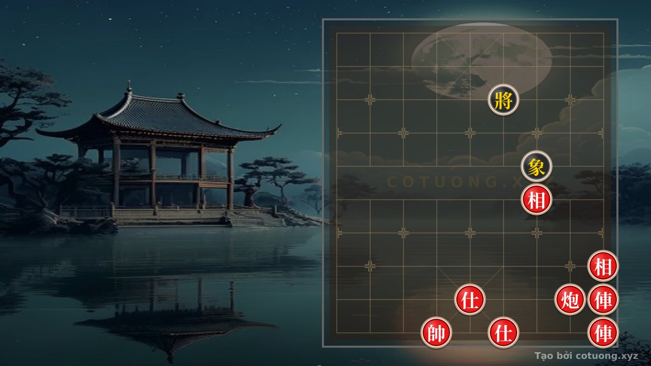 Thế cờ: The Celestial River's Explosive Formation: When the Red Chariot Dominates the Night of No General — Cờ Tướng Online