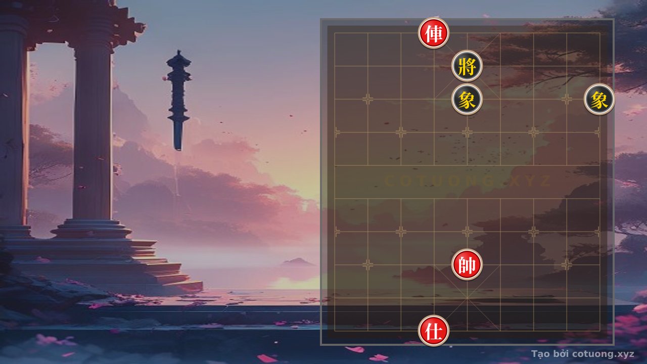 Thế cờ: The Secret of the Red Advisor's Counterattack Against the Double Elephants: The Mournful Move That Defeats the Black General in One Stroke — Cờ Tướng Online
