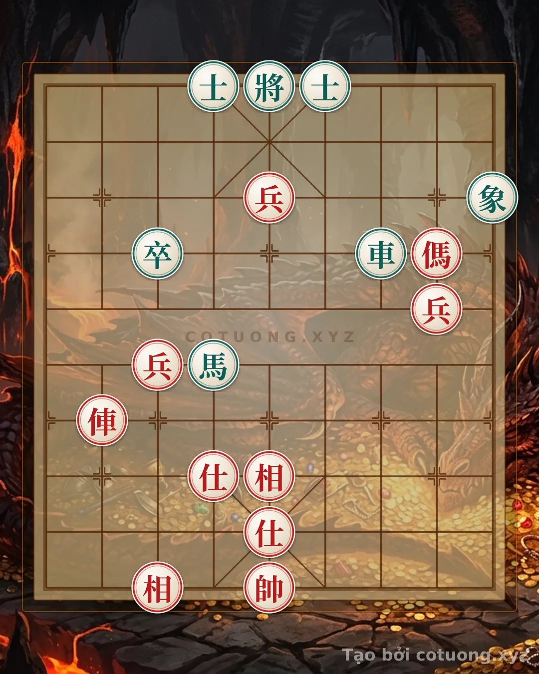Thử Thách: Bí kíp Xe Mã 3Chốt 2Sĩ 2Tượng thắng Xe Mã Chốt 2Sĩ Tượng: Nước đi thần sầu - Bạn có thể giải được?