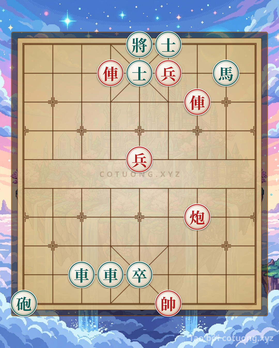 Challenge: Red Trap: Rook's Straight Charge, Cannon's Sneaky Shot - Xiangqi Deception Tactics - Can you solve it?