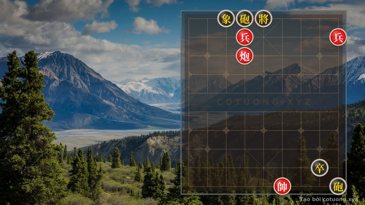 Thế cờ: Xiangqi: Unexpected Counterattack with Red Cannon 6, Tricking Black Elephant in 'Seat of the Mountain and River' - A Deadly Tactics if Opponent is Unprepared — Cờ Tướng Online