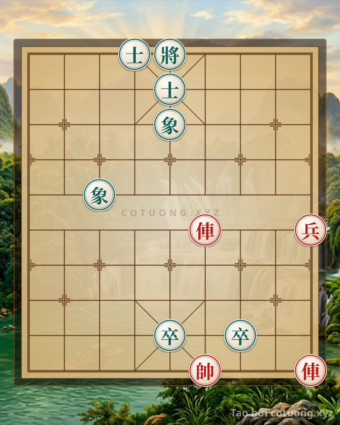 Challenge: Song xa áp đáy, tuyệt sát cung thành - Can you solve it?