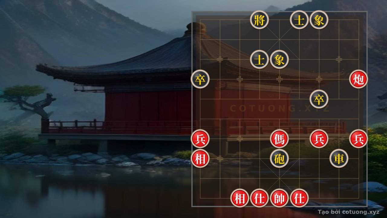 Thế cờ: The Peak of Endgame: Cannon Horse 3Pawns 2Advisors 2Bishops vs. Chariot Cannon 2Pawns 2Advisors 2Bishops - A Challenge of Intelligence — Cờ Tướng Online