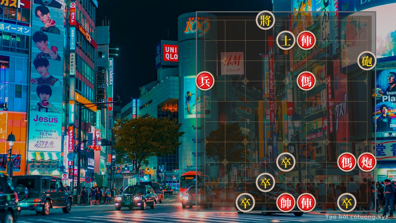 Thế cờ: Xiangqi: Defense Against Double Horse Attack on the 4th File — Cờ Tướng Online
