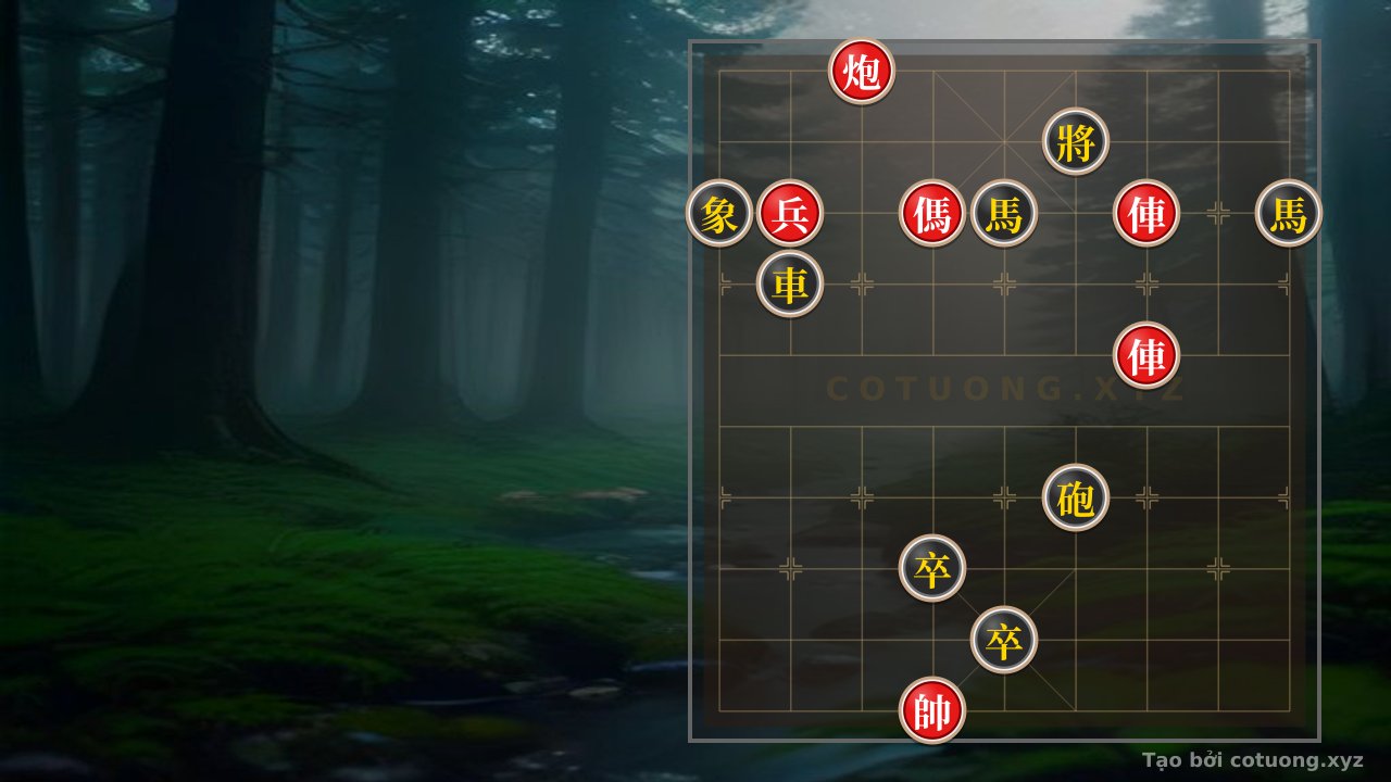 Thế cờ: Xiangqi: Defensive Strategy Against Double Horse Legs — Cờ Tướng Online