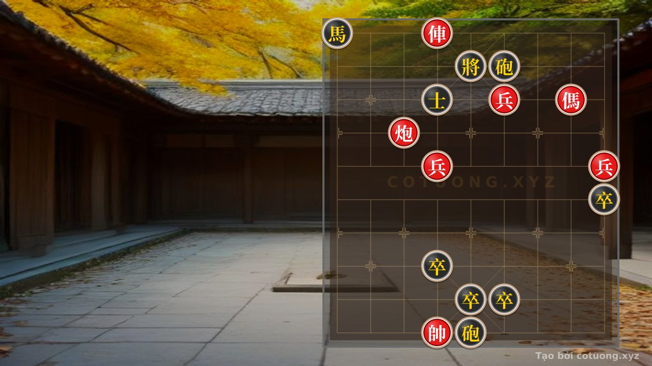 Thế cờ: The Secret of Counterattacking All Battles: Red Chariot's Tenfold Assault, Black Horse's Destruction — Cờ Tướng Online