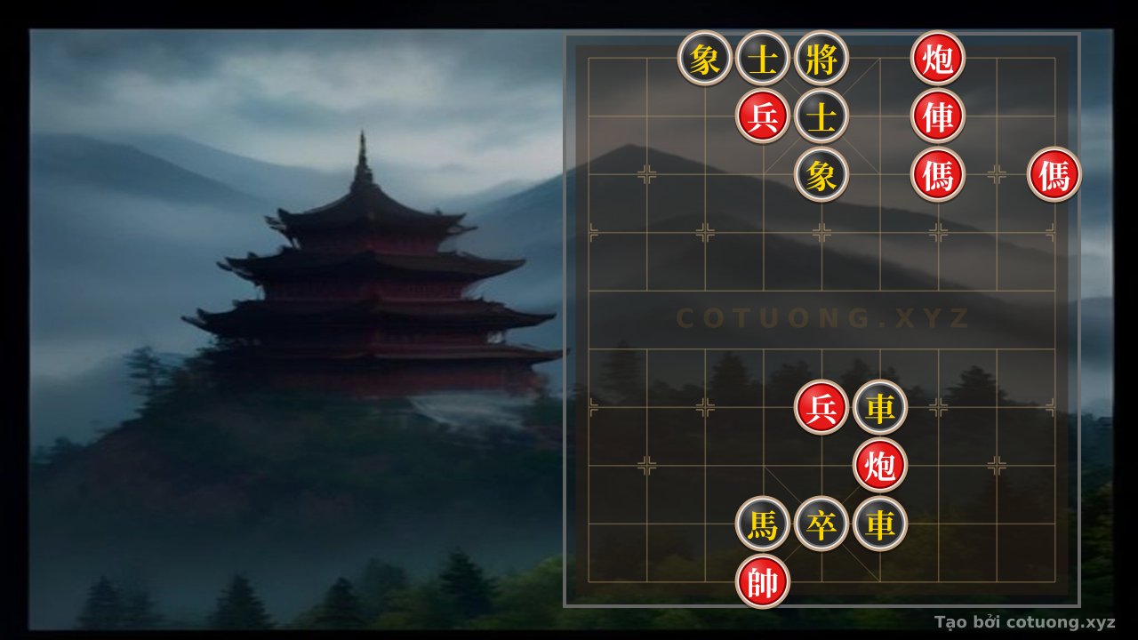 Thế cờ: Red-Black Battlefield: Secrets to Conquering Xiangqi — Cờ Tướng Online