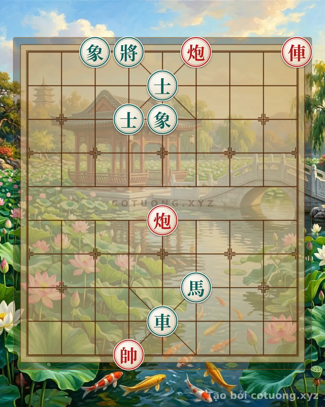 Thế cờ: Red General Chess: Checkmate Tactics in 5 Moves - Learn from the AI Master — Cờ Tướng Online