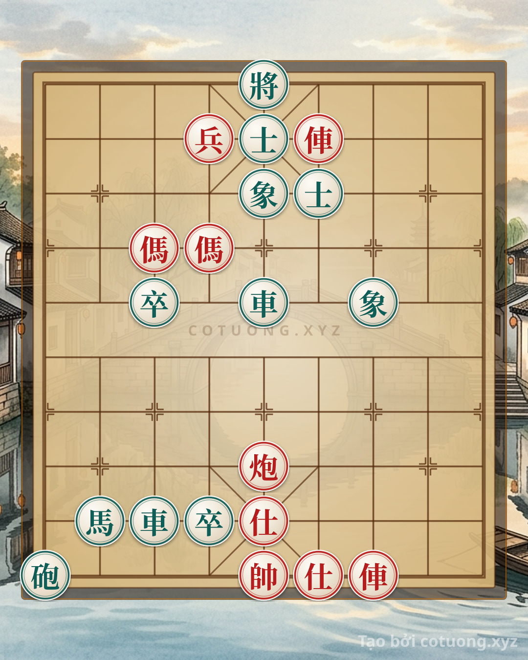 Challenge: Xiangqi: Mastering the Defense Against the 'Red Horse Trap' Strategy - Waiting for the Killing Opportunity - Can you solve it?