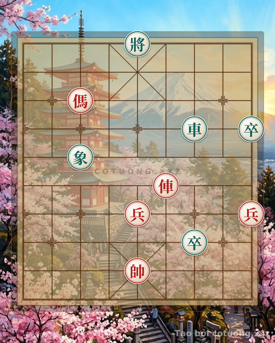 Thế cờ: Xiangqi Pro Tips: Red's Rook-Horse vs. Black's Rook-Elephant - When Patience and Decisiveness Decide the Battle's Fate — Cờ Tướng Online