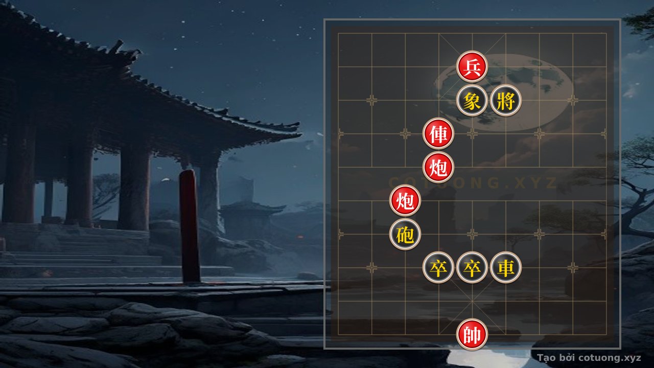 Thế cờ: Xiangqi: The Rook Black 6th File - How to Beat Red in 5 Moves — Cờ Tướng Online
