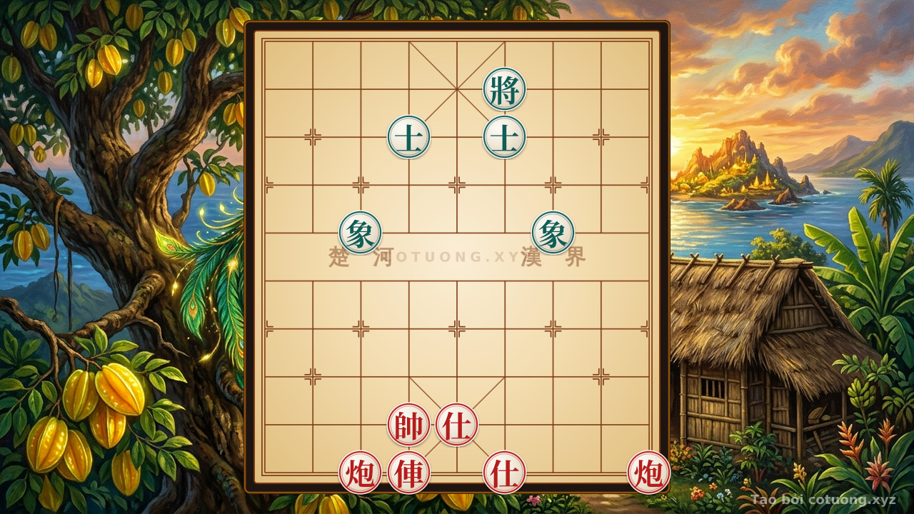 Thế cờ: Red Chariot's Breakthrough: The Red Army's Blitz Tactics in Xiangqi — Cờ Tướng Online