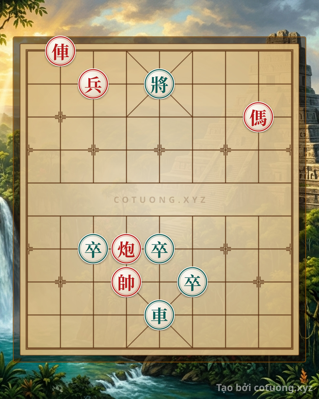 Challenge: Xiangqi Super Difficult: Rook at 8th File 10th Rank - Red Rook's Tactical Blitz - Can you solve it?