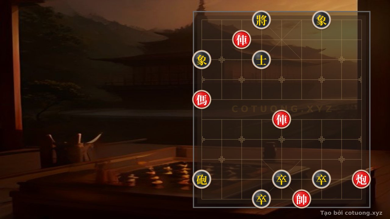 Thế cờ: Xiangqi: Red's Opening Strategy - Checkmate Black in 10 Moves — Cờ Tướng Online