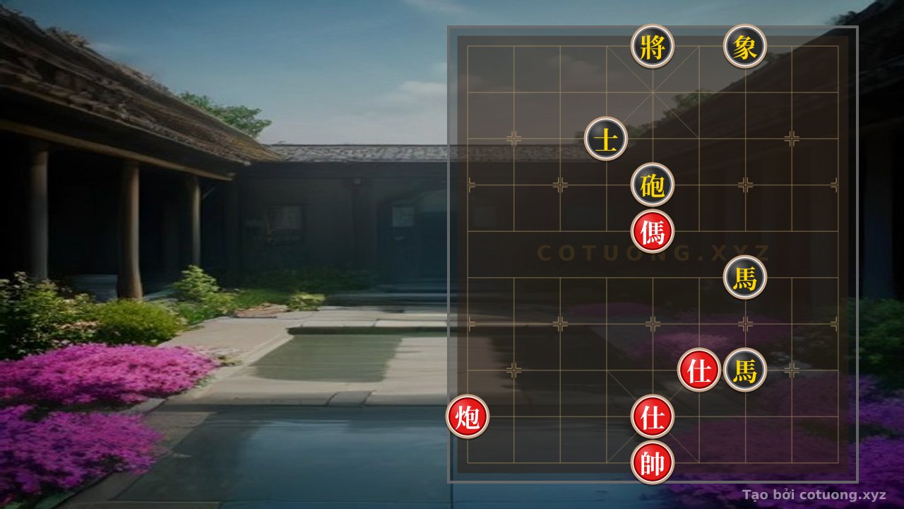 Thế cờ: Xiangqi: The Red Strategy That Shatters the Black Double Horses - Effective Attack Tactics — Cờ Tướng Online