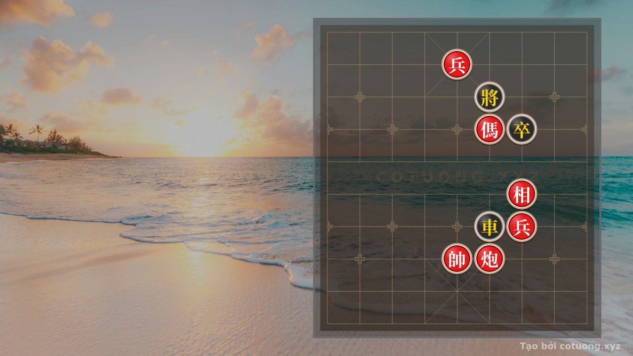 Thế cờ: The Flashing King's Gambit: The Decisive Move for the Red Army in 3 Moves — Cờ Tướng Online
