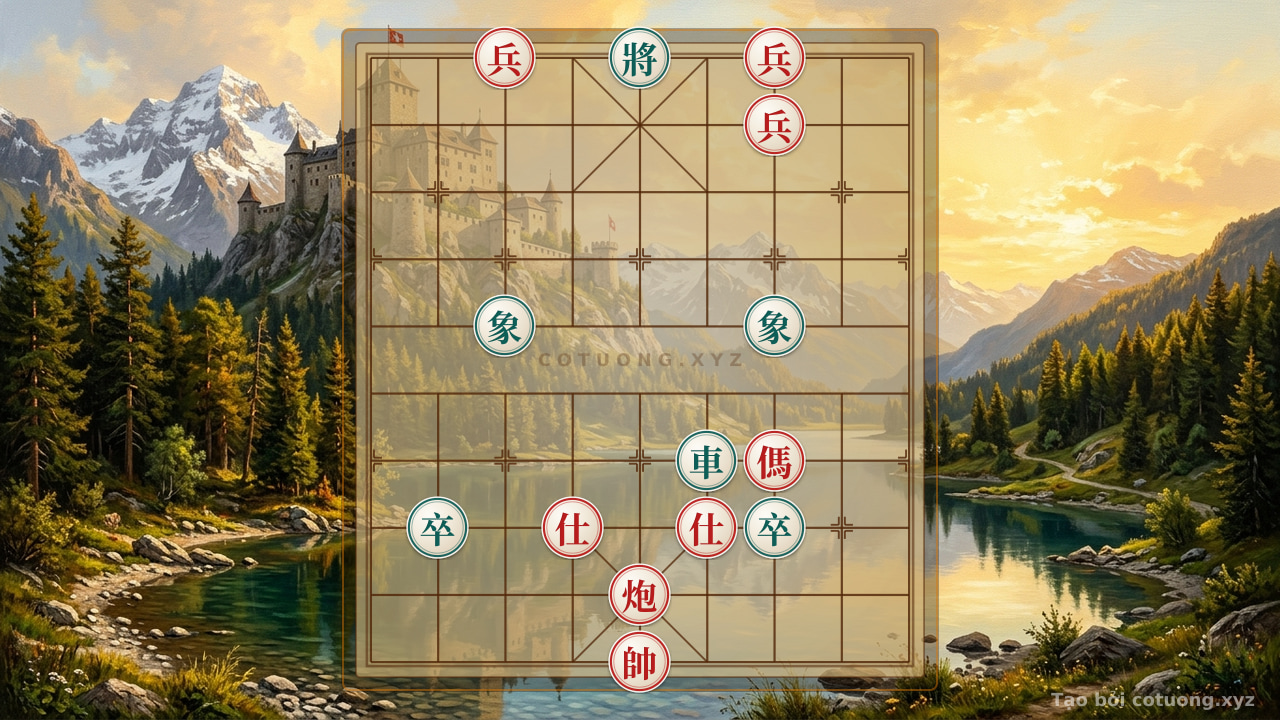 Thế cờ: The Ultimate Counterattack Formation: Defeating the Black Chariot in 7 Moves — Cờ Tướng Online