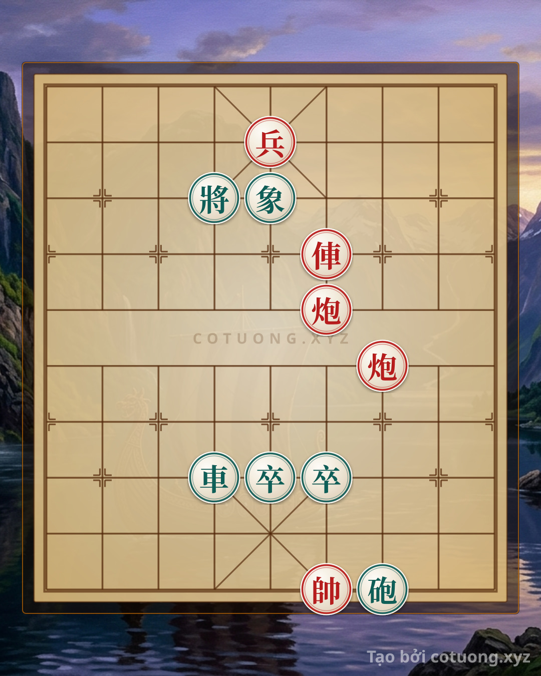 Challenge: Red Pawn on File 5 Rank 9: The Trick to Attacking the Black Rook on File 4 Rank 3 in Vietnamese Chess - Can you solve it?