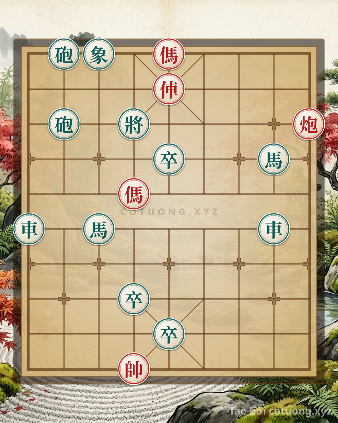 Challenge: Defensive Counterattack: Neutralizing the Opponent's Lethal Attacks in the Double Horse Interlock Formation - Can you solve it?