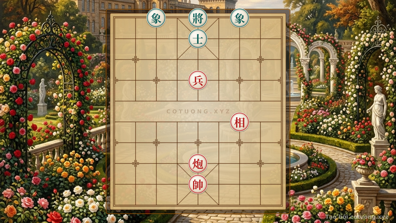 Thế cờ: EE05 - Classic Checkmate: When a Lone Pawn Decides the Black General's Fate in One Move — Cờ Tướng Online