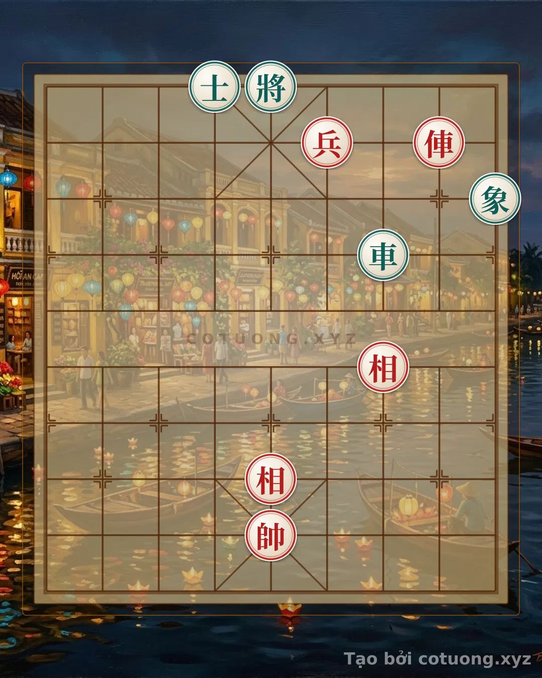 Thế cờ: The Mystery of the Position: Red Dominates but Black Holds Hidden Counterattack Opportunities — Cờ Tướng Online