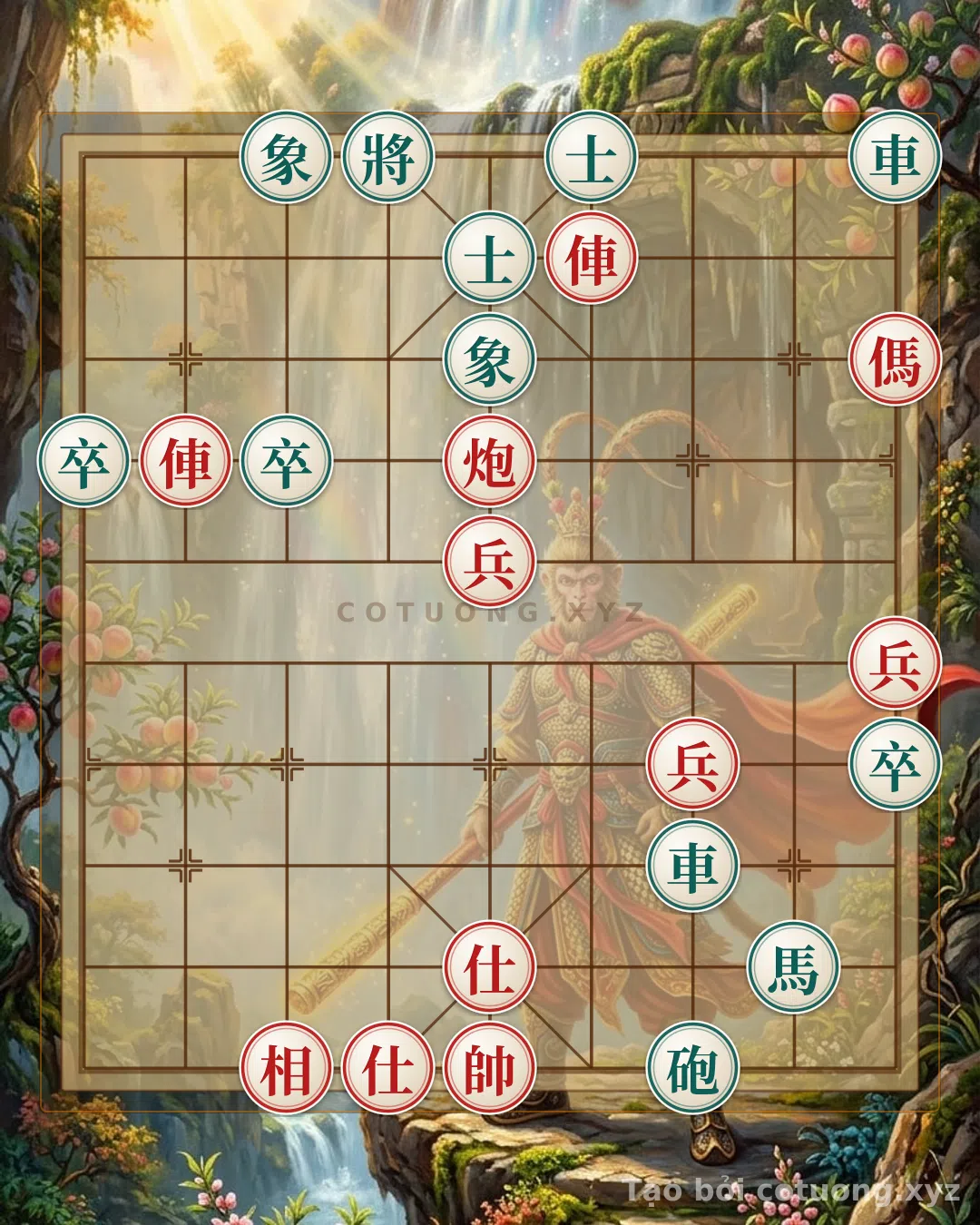 Thế cờ: Xiangqi Defense Secrets: Resolutely Countering Red's 'Empty Cannon' Gambit — Cờ Tướng Online