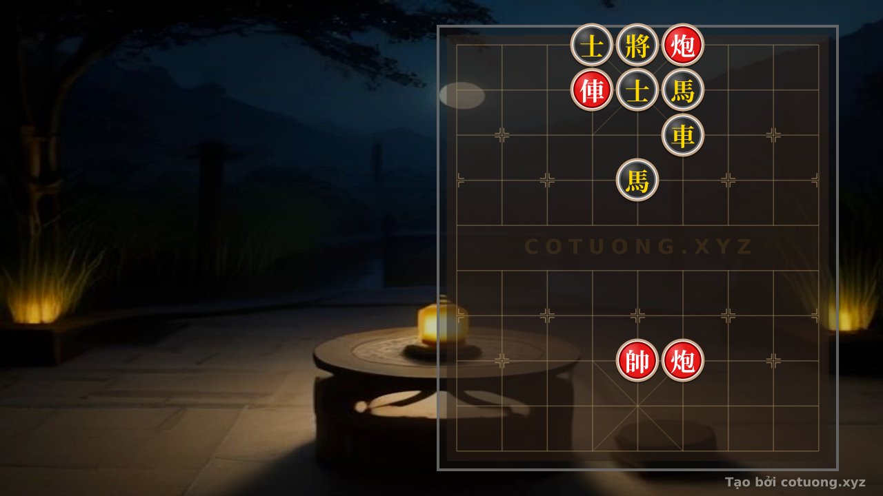 Thế cờ: Bí Kíp Song Mã Phản Công: Đòn Tấn Công Kinh Hoàng Từ Thế Cờ Pháo Trống Đỏ - Đen — Cờ Tướng Online
