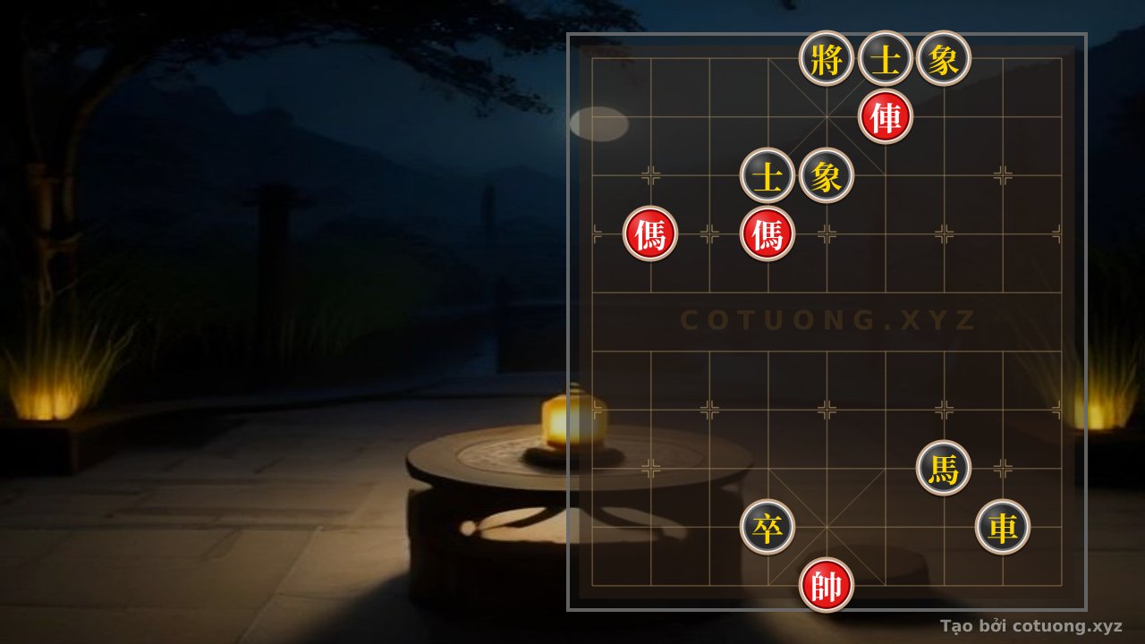 Thế cờ: Xiangqi Marvel: Red's Tactical Brilliance - Dismantling Black's Chariot in 5 Moves — Cờ Tướng Online