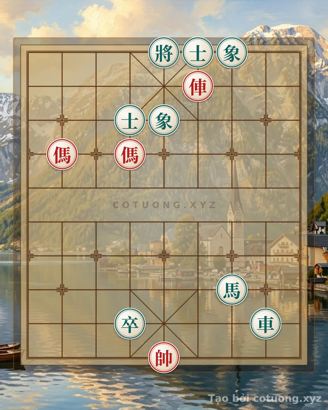 Thử Thách: Cờ Tướng Kỳ Thú: Chiến Thuật Đỏ Đánh Bật Xe Đen Trong 5 Nước - Bạn có thể giải được?